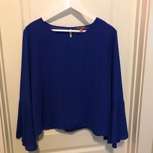 Vince Camuto blue top.